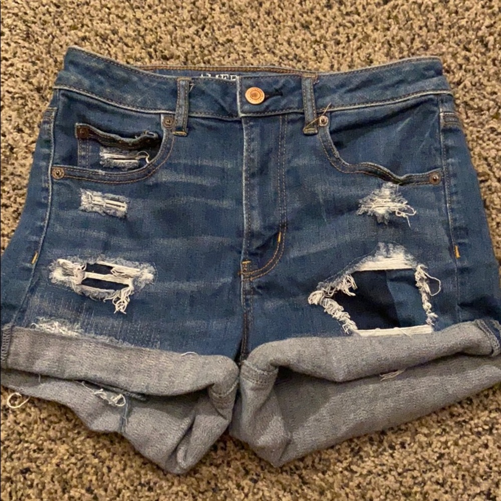 American Eagle Super Hi-Rise Jean Shortie